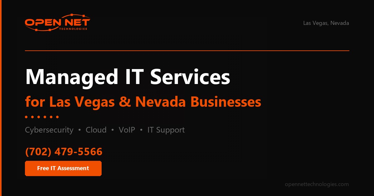 Managed IT Services in Las Vegas, NV | Open Net Technologies